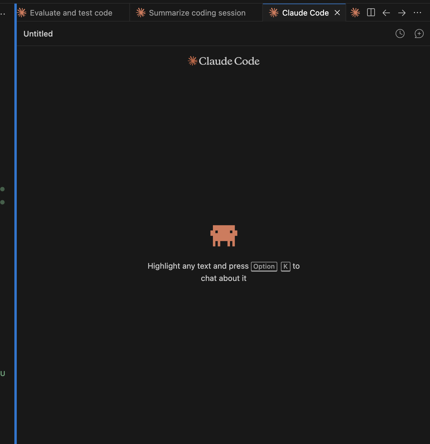 Claude Code extension interface
